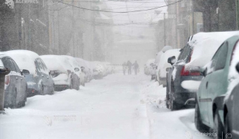 Sárga riasztást adtak ki havazás és hóviharok miatt tizenkét megyében