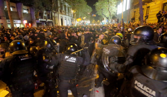 Eldurvultak a tüntetések Katalóniában